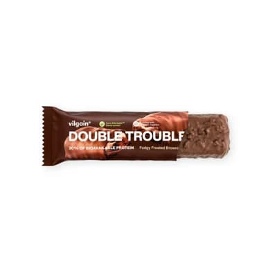 Vilgain Double Trouble Protein Bar – Dvojitá čokoláda s krémem