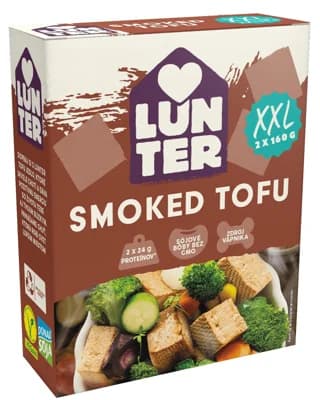 Lunter Tofu uzené XXL (2×160 g)