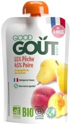 Good Gout BIO Kapsička broskev s hruškou