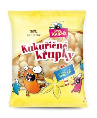 Pan Křupka Kukuřičné křupky vanilkové