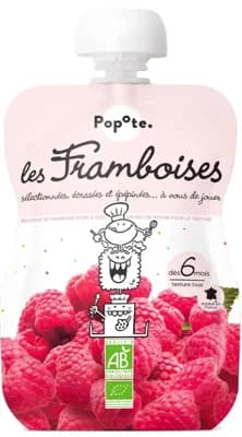 Popote BIO Kapsička malina