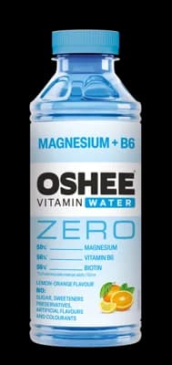 Oshee Vitamínová voda Magnesium+B6 Zero