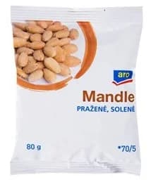 aro Mandle blanšírované pražené solené 12 x