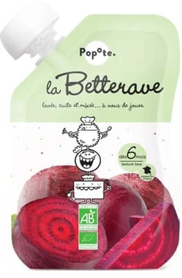 Popote BIO Kapsička červená řepa