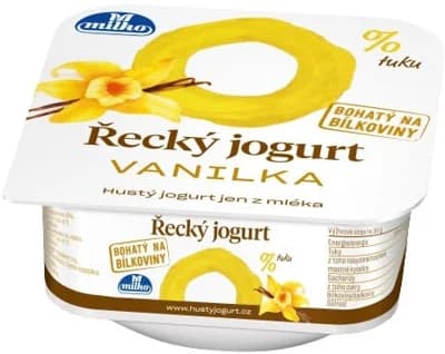 Milko Řecký jogurt 0 % vanilka