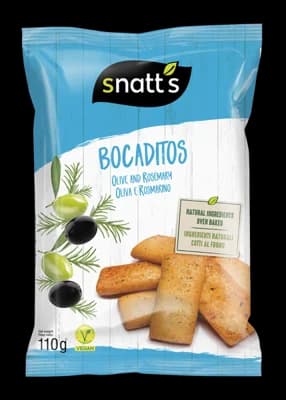 Snatt's Bocaditos chlebíčky s olivami a rozmarýnem