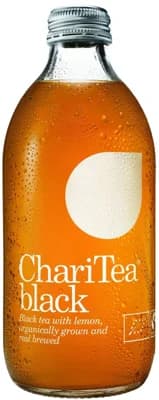 ChariTea black BIO ledový černý čaj s citronem sklo