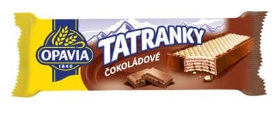 Opavia Tatranky Čokoládové, oplatka
