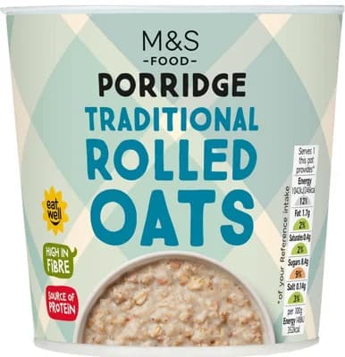 Marks & Spencer Instantní ovesná kaše s ječnými, špaldovými a žitnými vločkami