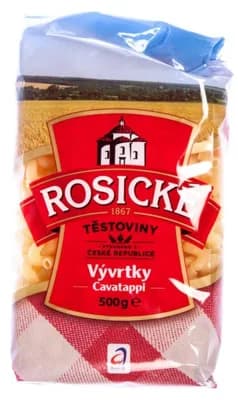 Rosické Těstoviny Vývrtky bezvaječné