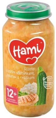 Hami Rizoto s krůtím stehýnkem, cuketou a hráškem 12m+