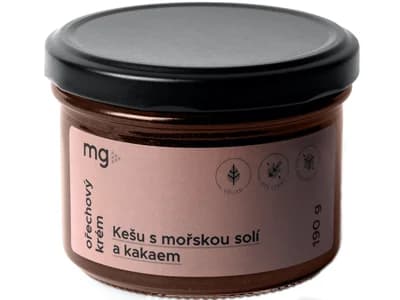 MG Ořechový krém Kešu s mořskou solí a kakaem