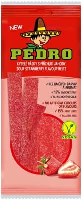 Pedro Kyselé pásky s příchutí jahody