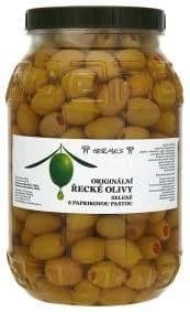 HERMES Olivy zelené s paprikovou pastou chlaz.