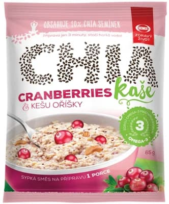 Semix Vícezrnná chia kaše brusinka