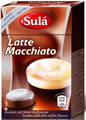 SULÁ - Bonbóny bez cukru - Latte Macchiato