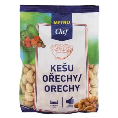 METRO Chef Kešu jádra natural W320 Indie