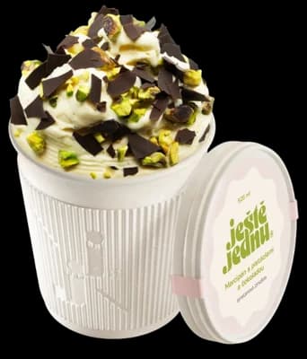 Ještě jednu Zmrzlina marcipán s pistáciemi a čokoládou