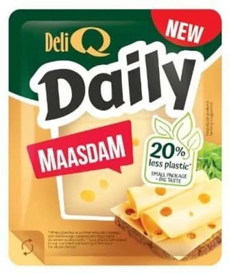 Deli Q Daily Holandský Maasdam plátky