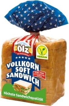 Ölz super soft sandwich celozrnný toustový chléb