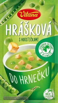 Vitana Do hrnečku Instantní polévka hrášková s houstičkami