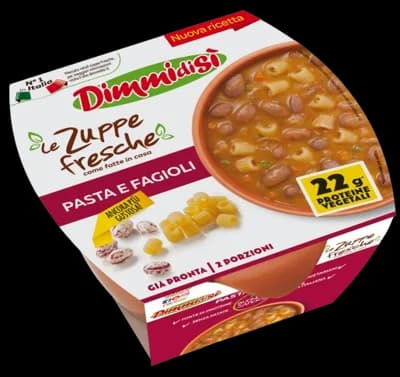 DimmidiSì Polévka s fazolemi a těstovinami (2 porce)