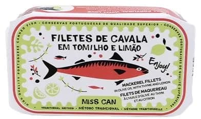 Miss Can Filety z makrel v olivovém oleji s tymiánem a citronem