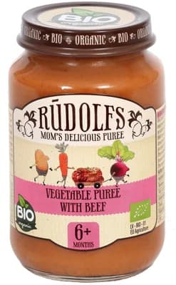 Rudolfs BIO Zelenina s hovězím masem