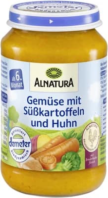 Alnatura BIO Příkrm s batáty a kuřecím masem