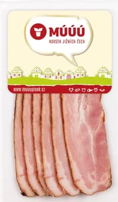 Múúú Písek Anglická slanina lisovaná krájená s obsahem masa 92 %