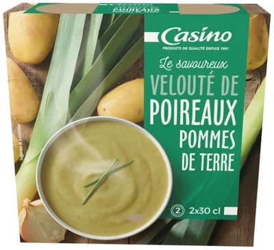 Casino Krémová polévka z pórku a brambor (2x300ml)