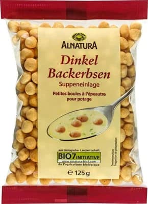 ALNATURA BIO Smažený hrášek špaldový do polévek