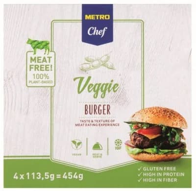 Metro Chef Veggie Burger 4x113,5g
