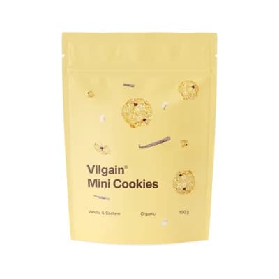 Vilgain Mini Cookies BIO – kešu a vanilka
