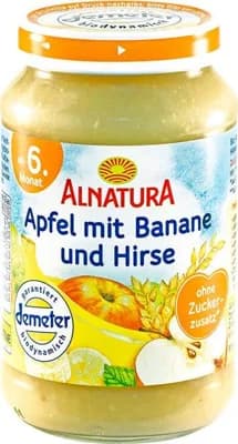 ALNATURA BIO Dětská výživa jablko, banán a proso