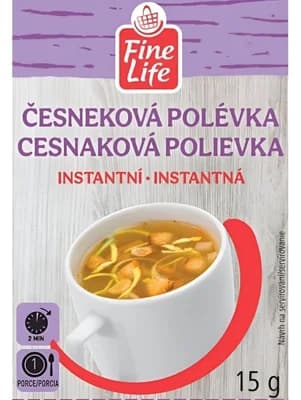 Fine Life Polévka instantní česneková