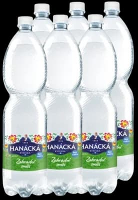 Hanácká Kyselka Voda minerální ochucená zahradní směs 6 x 1,5 l