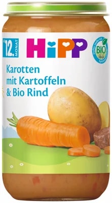 HiPP BIO Zeleninová směs s hovězím masem