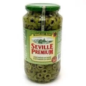 Seville Premium Olivy zelené krájené