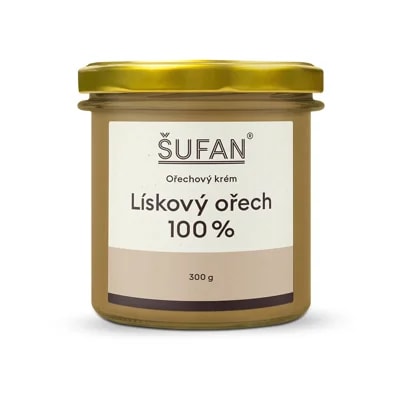 Šufan Lískoořechové máslo 100%