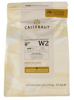 CALLEBAUT Čokoláda bílá 2,