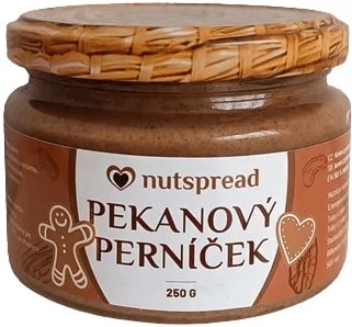 Nutspread Pekanové kešu perníčky bez cukru