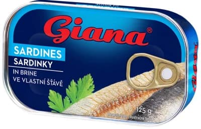 Giana Sardinky ve vlastní šťávě