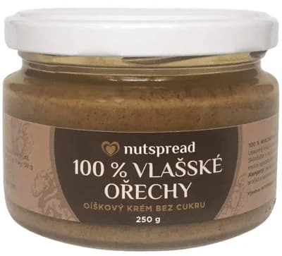 Nutspread 100% ořechové máslo - vlašské ořechy