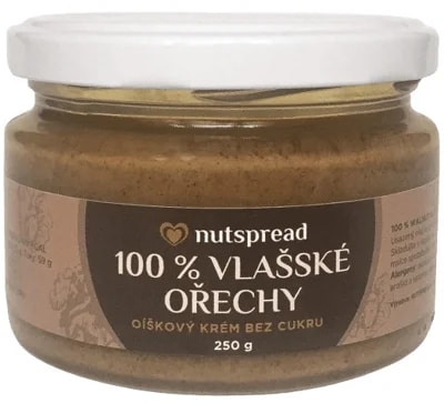 Nutspread 100% ořechové máslo - vlašské ořechy