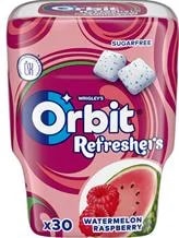 Wrigley's Orbit Refreshers žvýkačky bez cukru Meloun a malina – dóza