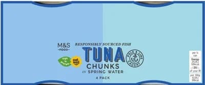 Marks & Spencer Kousky tuňáka pruhovaného v pramenité vodě