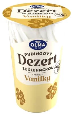 Olma Dezert pudingový se šlehačkou vanilkový