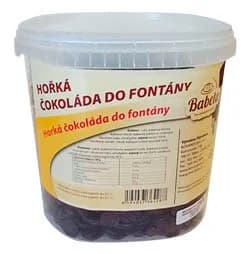 Čokoláda do fontány hořká