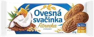 Ovesná svačinka Fitneska s kokosem